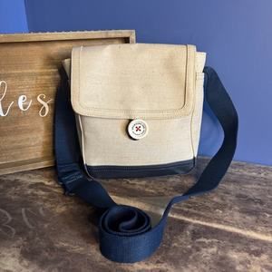 Spartina 449 One Size Backpack, Crème/Navy, Women’s